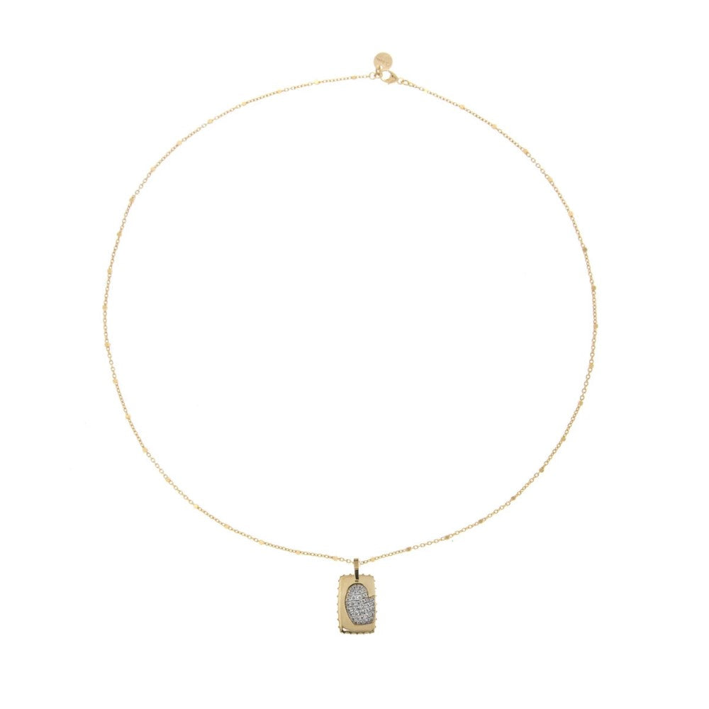Girocollo Rue Des Mille Medaglia Cuore - Catena e Punto GRZ-009RTCUO