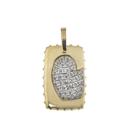 Girocollo Rue Des Mille Medaglia Cuore - Catena e Punto GRZ-009RTCUO