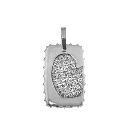 Girocollo Rue Des Mille Medaglia Cuore - Catena e Punto GRZ-009RTCUO