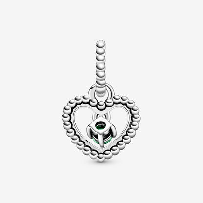 Charm Pendente Pandora A Cuore Verde Primavera Decorato Con Sfere 798854C10