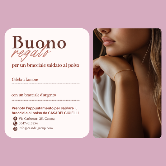 Buono bracciale Infinito argento