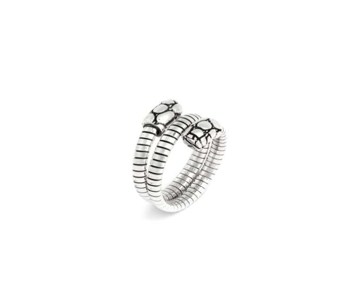 Anello Tubogas Croco Doppio Giovanni Raspini 12536