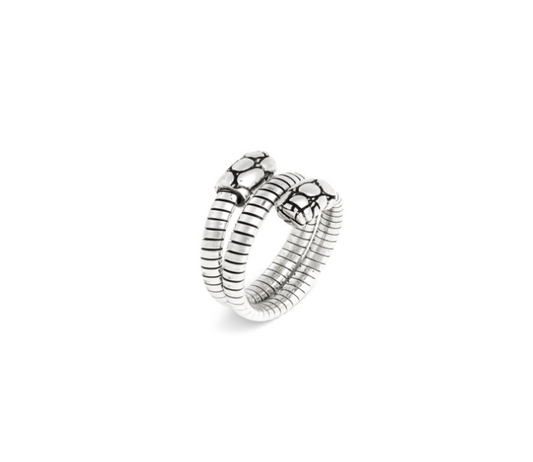 Anello Tubogas Croco Doppio Giovanni Raspini 12536