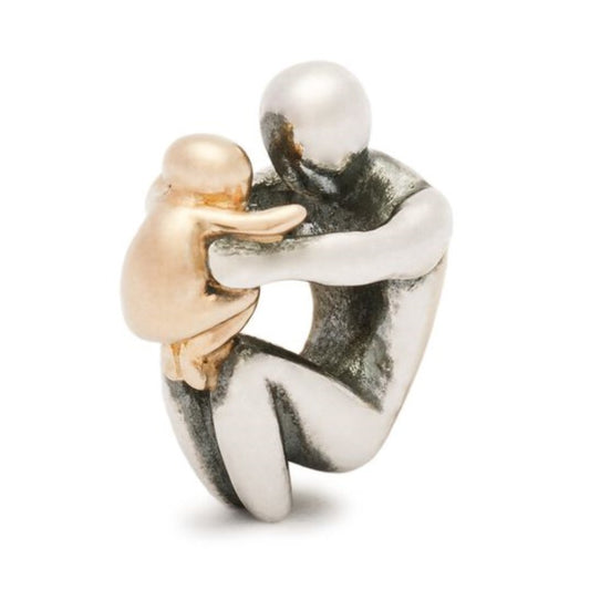 Trollbeads Paternity Bead Silver and Gold TAGBE-00084