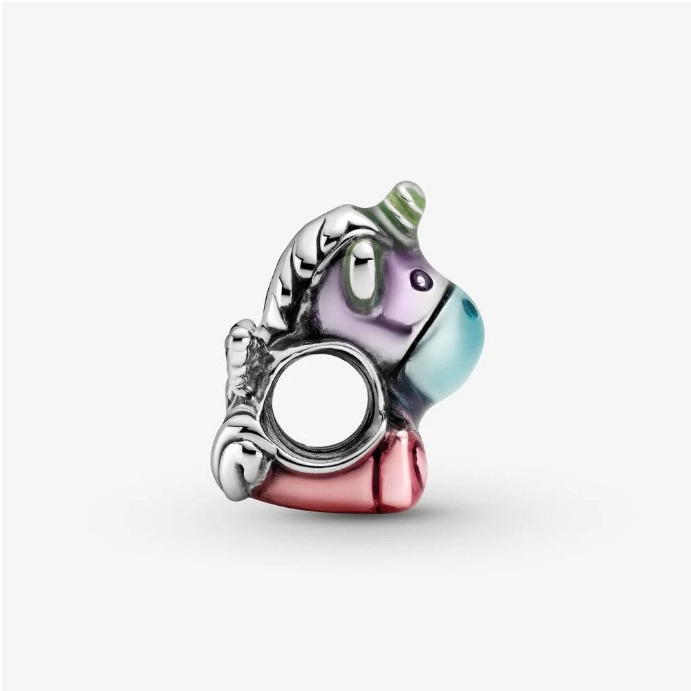 Charm Pandora Bruno l'Unicorno con Arcobaleno Colorato 799353C01