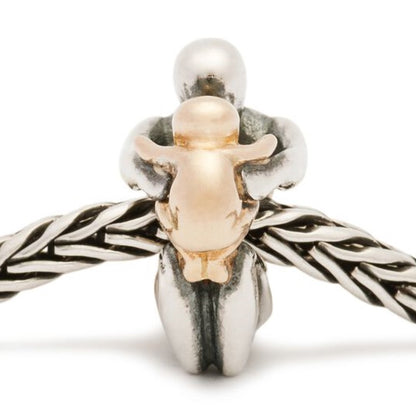 Bead Trollbeads Paternità Argento e Oro TAGBE-00084