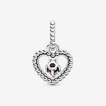 Charm Pendente Pandora A Cuore Rosso Fuoco Decorato Con Sfere 798854C02