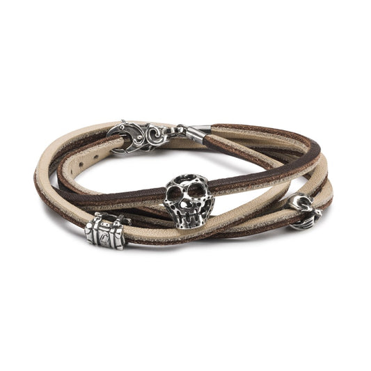 Bracciale Trollbeads in Cuoio Viaggio Avventuroso