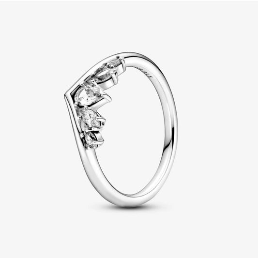 Anello Chevron Pandora Scintillante con Pietre con Taglio a Goccia e Marquise 199109C01