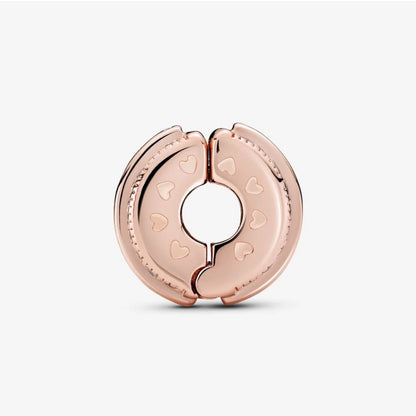 Clip Pandora con Logo e Pavé Scintillante 789042C01