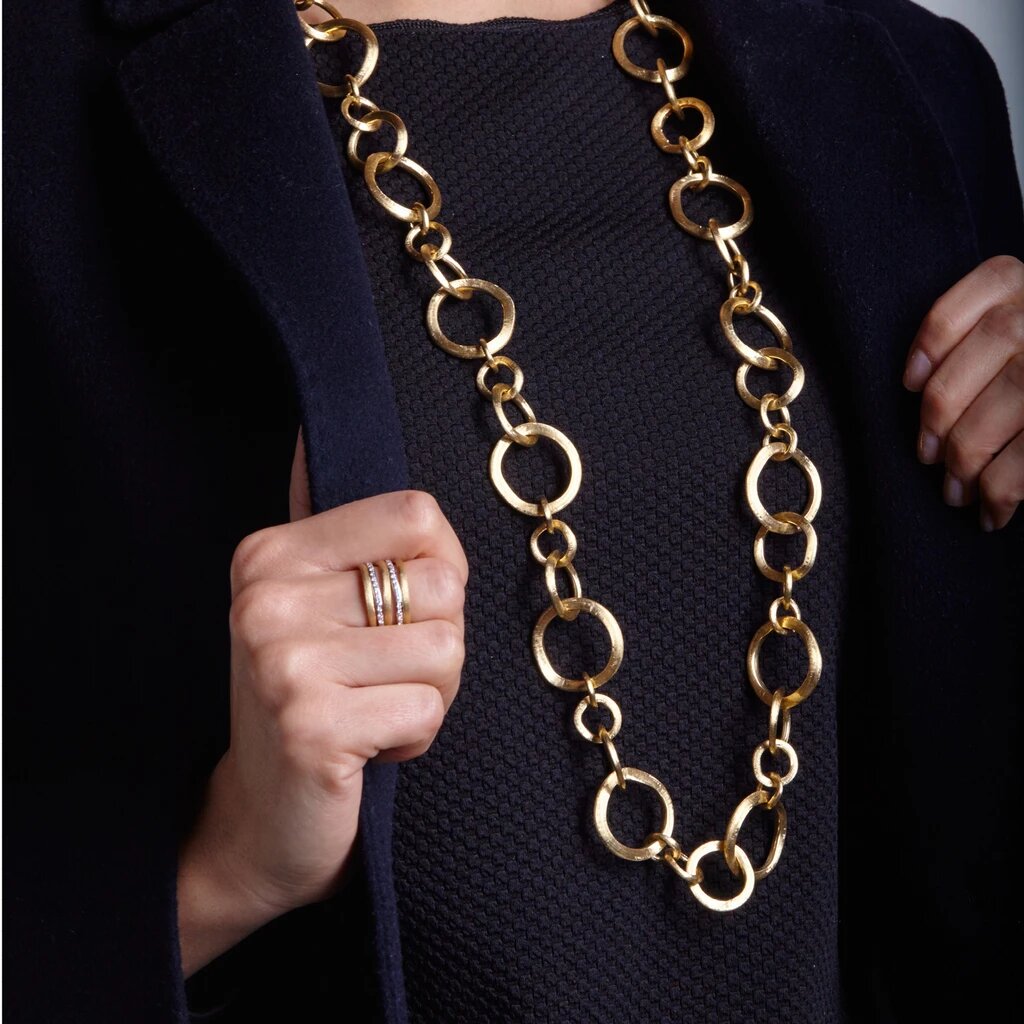 Anello Marco Bicego Jaipur Link & Diamond AB479 B Y 02