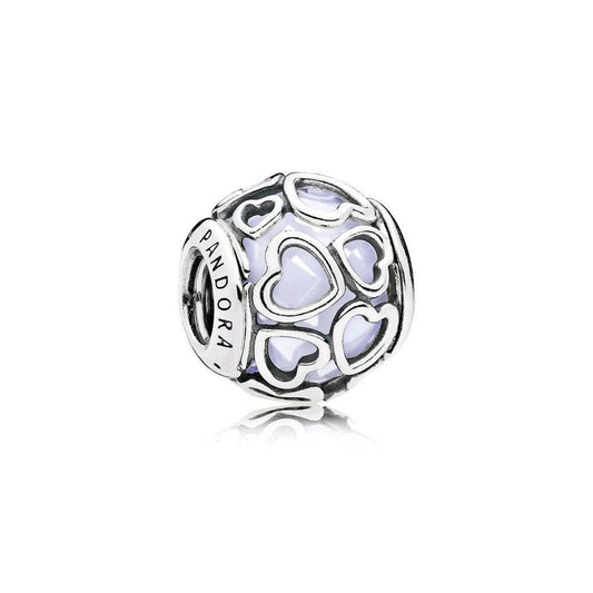 Pandora Open Your Heart Charm White Opalescent 792036NOW