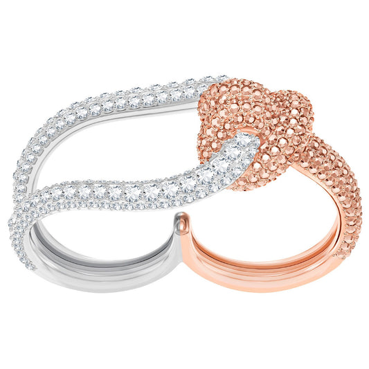 Anello Swarovski Doppio Lifelong
