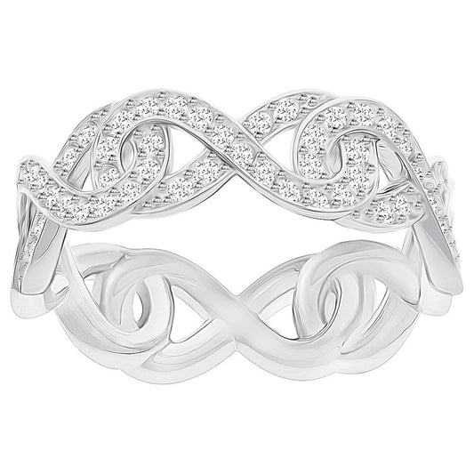 Swarovski Infinity Ring