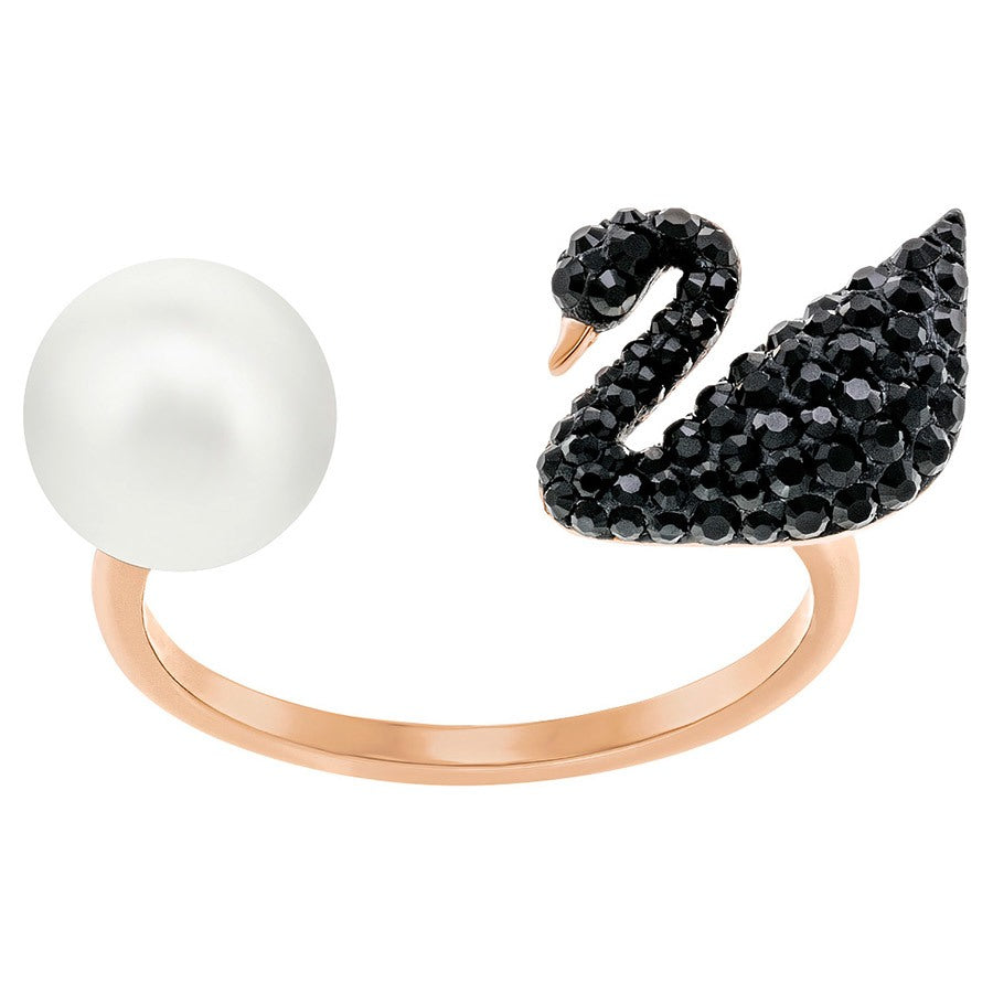 Anello Swarovski Aperto Iconic Swan