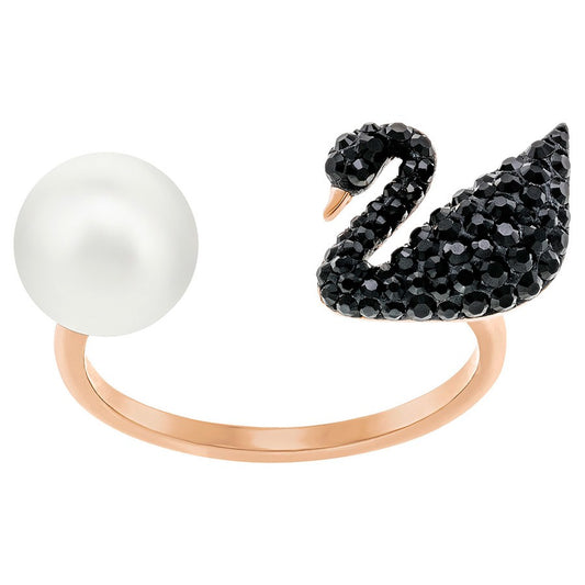 Anello Swarovski Aperto Iconic Swan