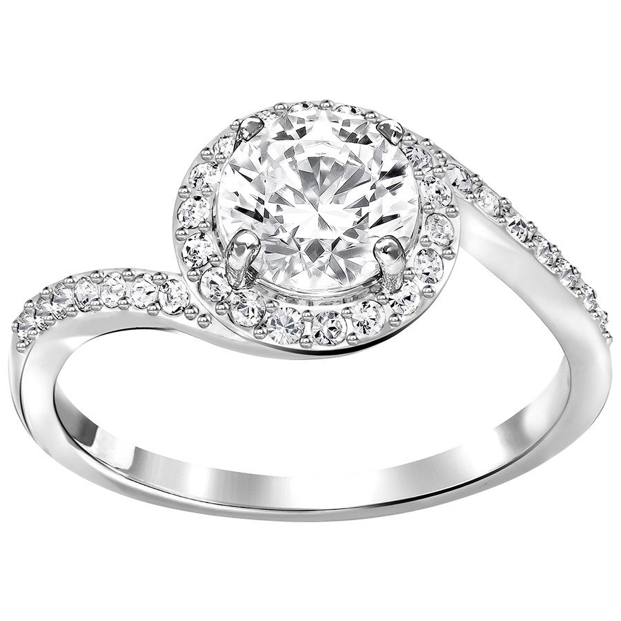 Swarovski Attract Swirl ring