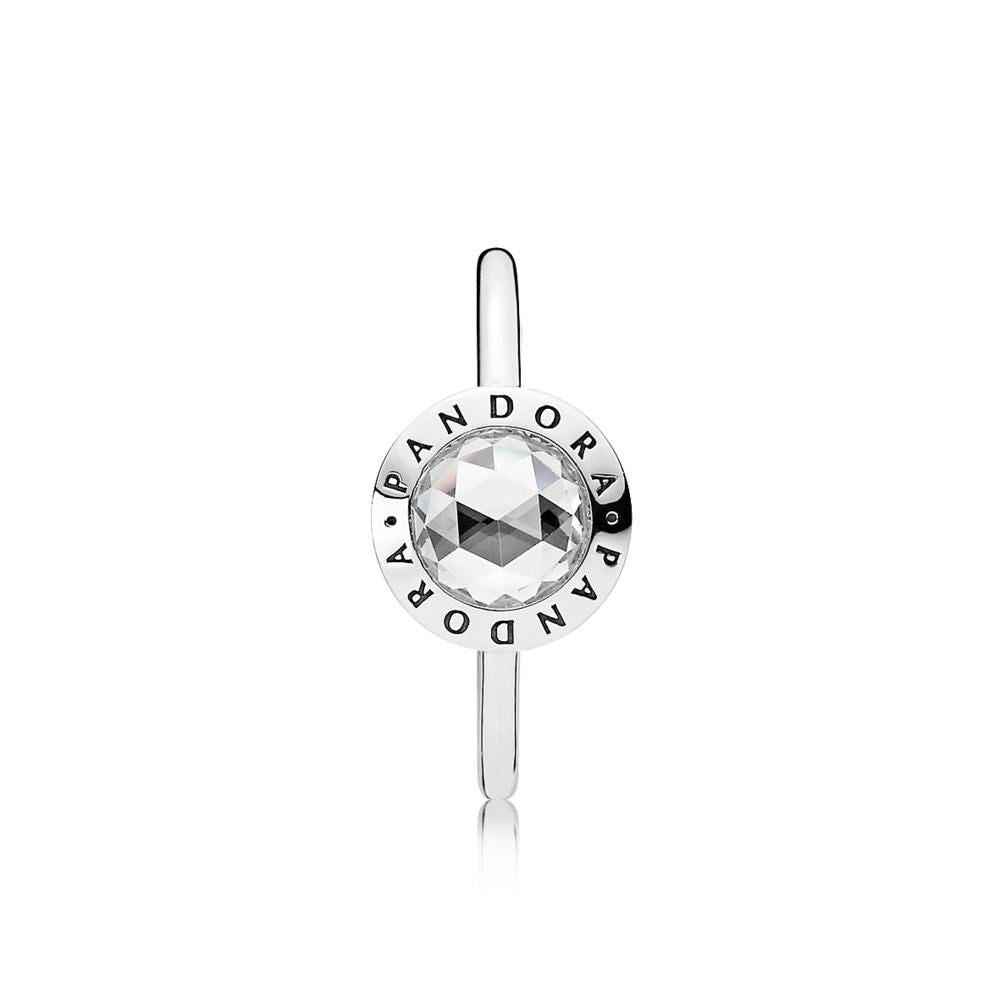 Pandora Logo Ring 191029CZ