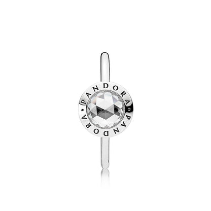 Pandora Logo Ring 191029CZ