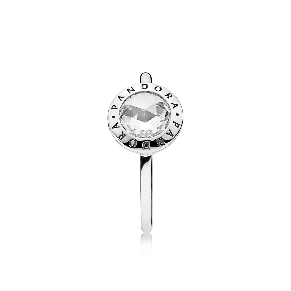 Pandora Logo Ring 191029CZ