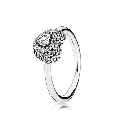 Pandora Heart Pavé Ring 190877CZ