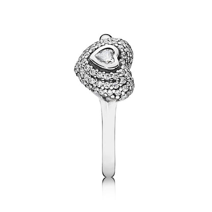 Pandora Heart Pavé Ring 190877CZ