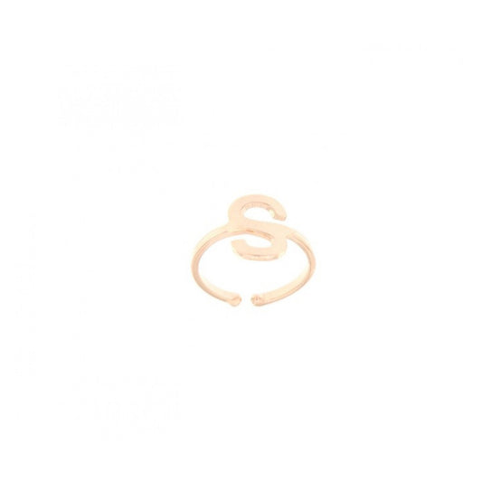 Rue des Mille Second Phalanx Ring with Letter AN_FAL_LETT
