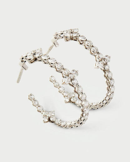 Orecchini PD PAOLA Orecchini Maggie in diamanti e oro bianco AR06-F86-U