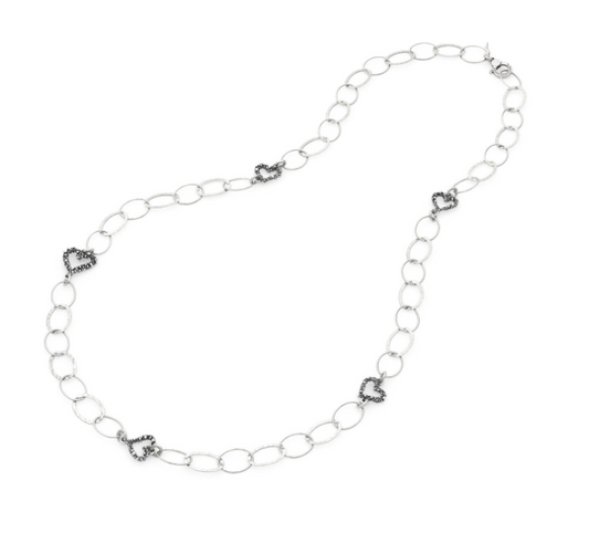 Collana Lunga Cuori Giovanni Raspini 12611