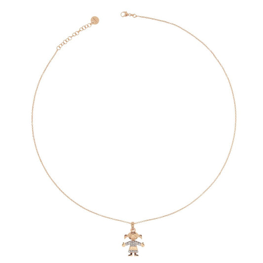 Girocollo Rue Des Mille Con Soggetto Zirconi Bimba GRZ-007-BIMBA