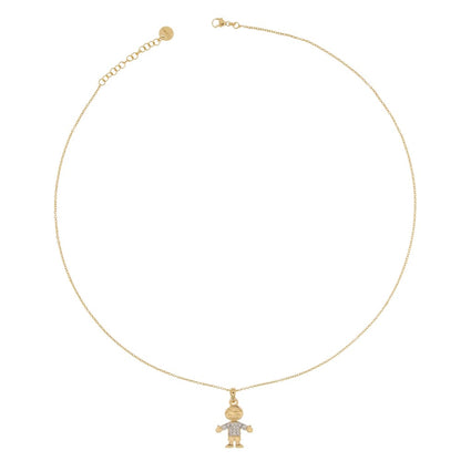 Rue Des Mille Choker with Zirconia Subject for Children GRZ-007-BIMBO-AU