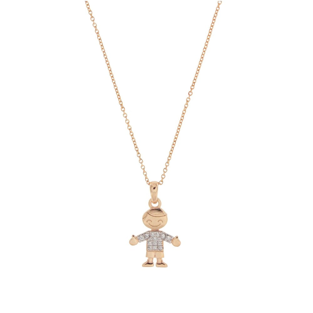 Rue Des Mille Choker with Zirconia Subject for Children GRZ-007-BIMBO-AU