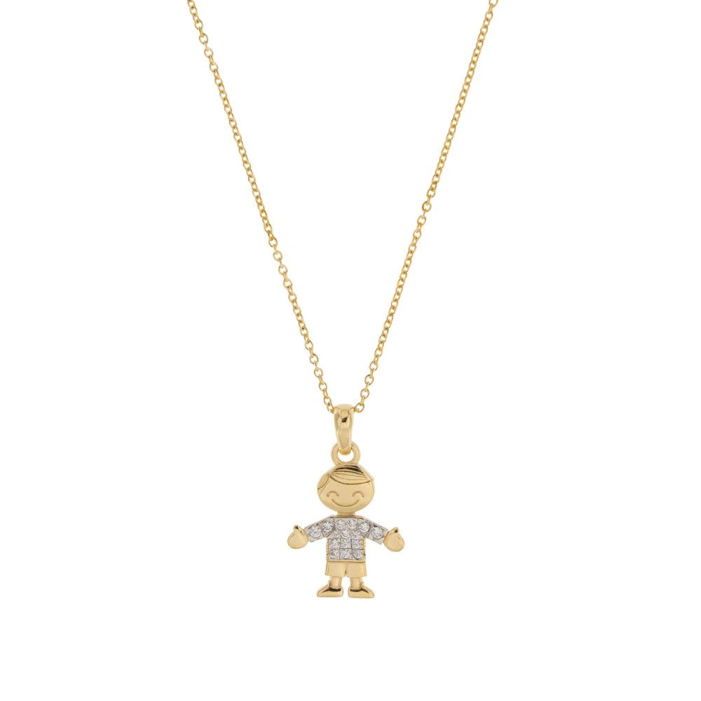 Rue Des Mille Choker with Zirconia Subject for Children GRZ-007-BIMBO-AU