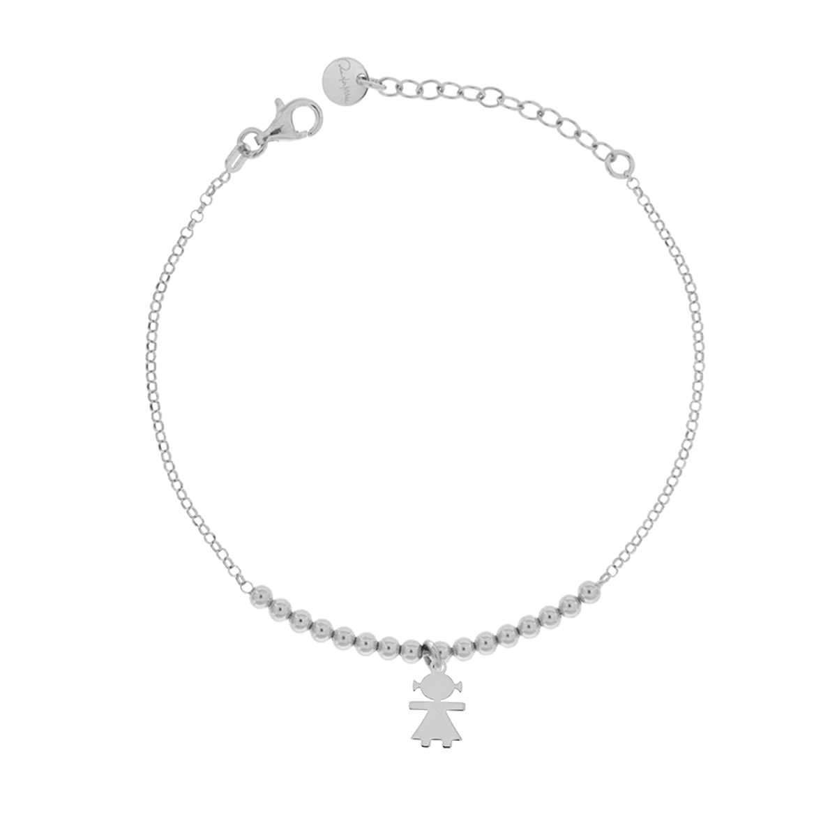Bracciale Rue Des Mille a Pallini Elastico con Ciondolo Carrozza BR-ELAP-XS-STE