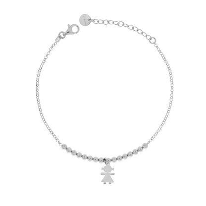 Bracciale Rue Des Mille a Pallini Elastico con Ciondolo Carrozza BR-ELAP-XS-STE