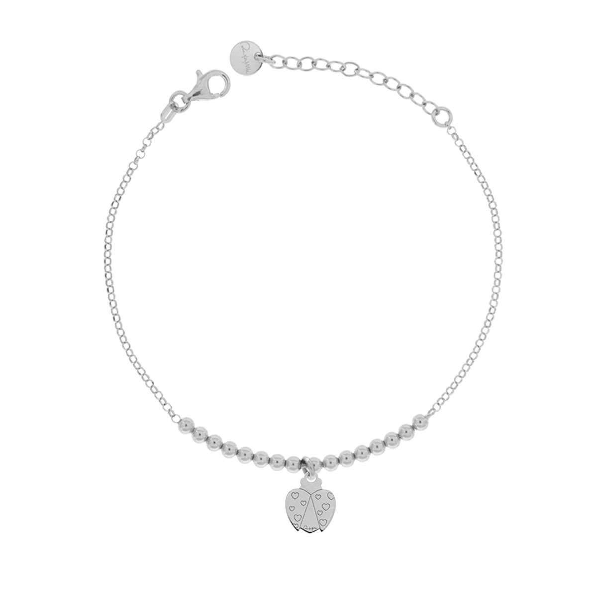 Bracciale Rue Des Mille a Pallini Elastico con Ciondolo Carrozza BR-ELAP-XS-STE
