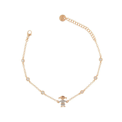 Bracciale Rue Des Mille Castoni Bimba Zirconi BRZ-007 BIMBA