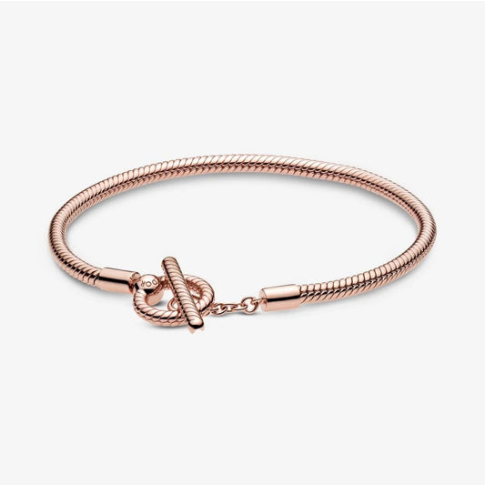 Bracciale Pandora Moments con Maglia Snake e Barretta a T 589087C00