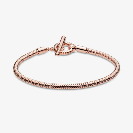 Bracciale Pandora Moments con Maglia Snake e Barretta a T 589087C00