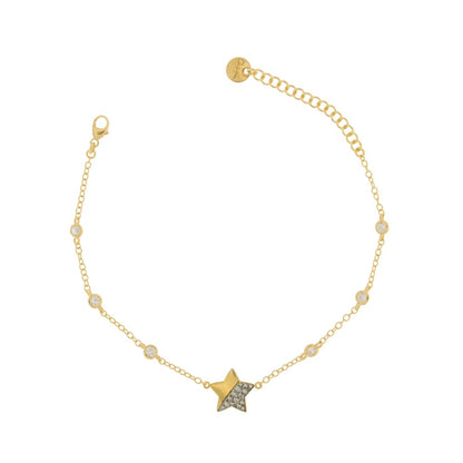 Rue Des Mille Bracelet Star Settings Zircons BRZ-007 STE