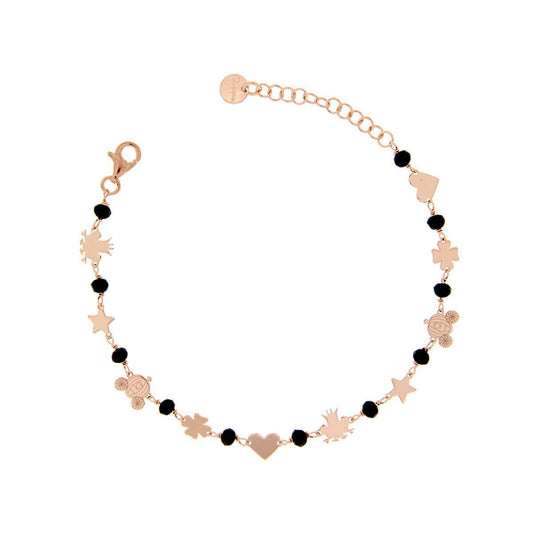 Bracciale Rue des Mille Gipsy Chic Con Pietre e Soggetti Misti BRMISP
