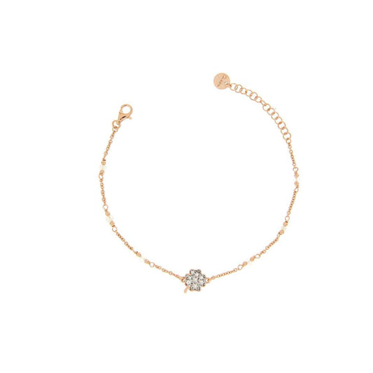 Bracciale Catenella Rue Des Mille Quadrifoglio BRZ-001-QUAD