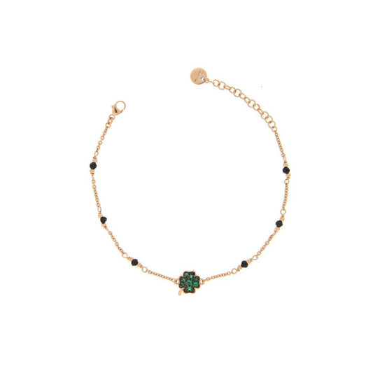 Bracciale Catenella Rue Des Mille Quadrifoglio BRZ-001-QUAD