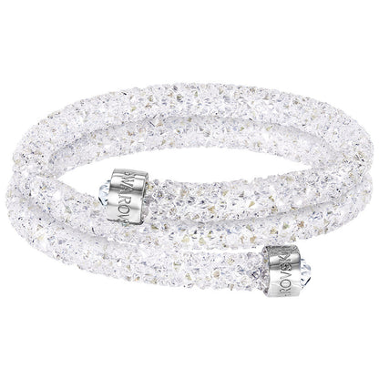 Bracciale Doppio Swarovski Crystaldust Bianco