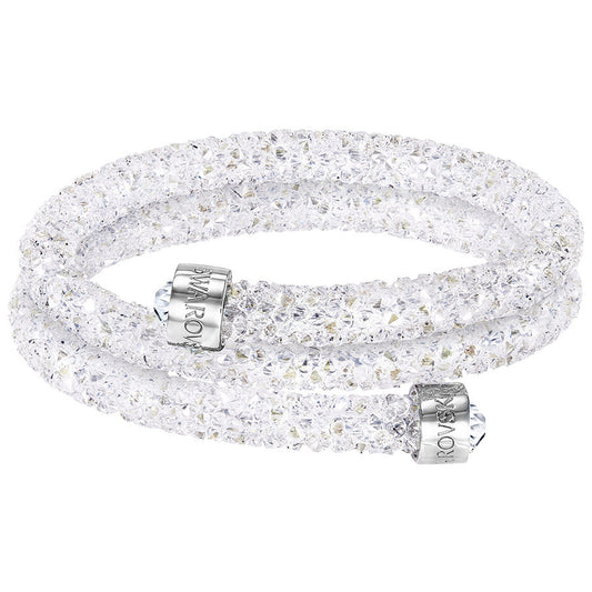 Bracciale Doppio Swarovski Crystaldust Bianco