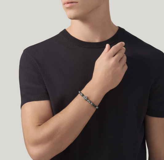 Bracciale Rosa Dei Venti Diaspro Verde Giovanni Raspini 12570