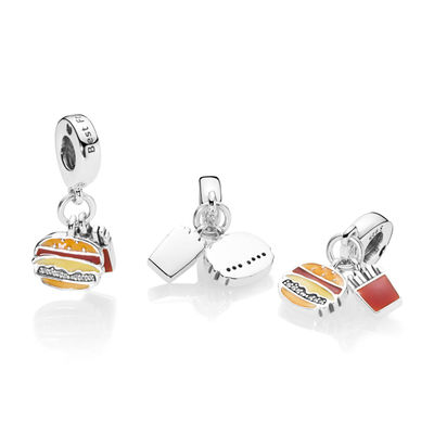 Pandora Charm Hamburger and Chips 797211ENMX