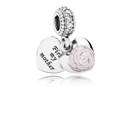 Pandora Mother's Rose Pendant Charm 791528EN40
