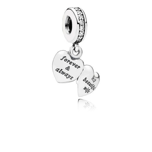 Pandora My Beautiful Wife Pendant Charm 791524CZ