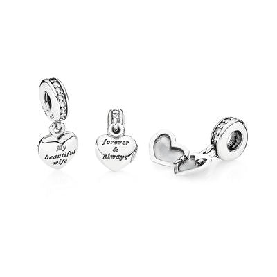 Pandora My Beautiful Wife Pendant Charm 791524CZ